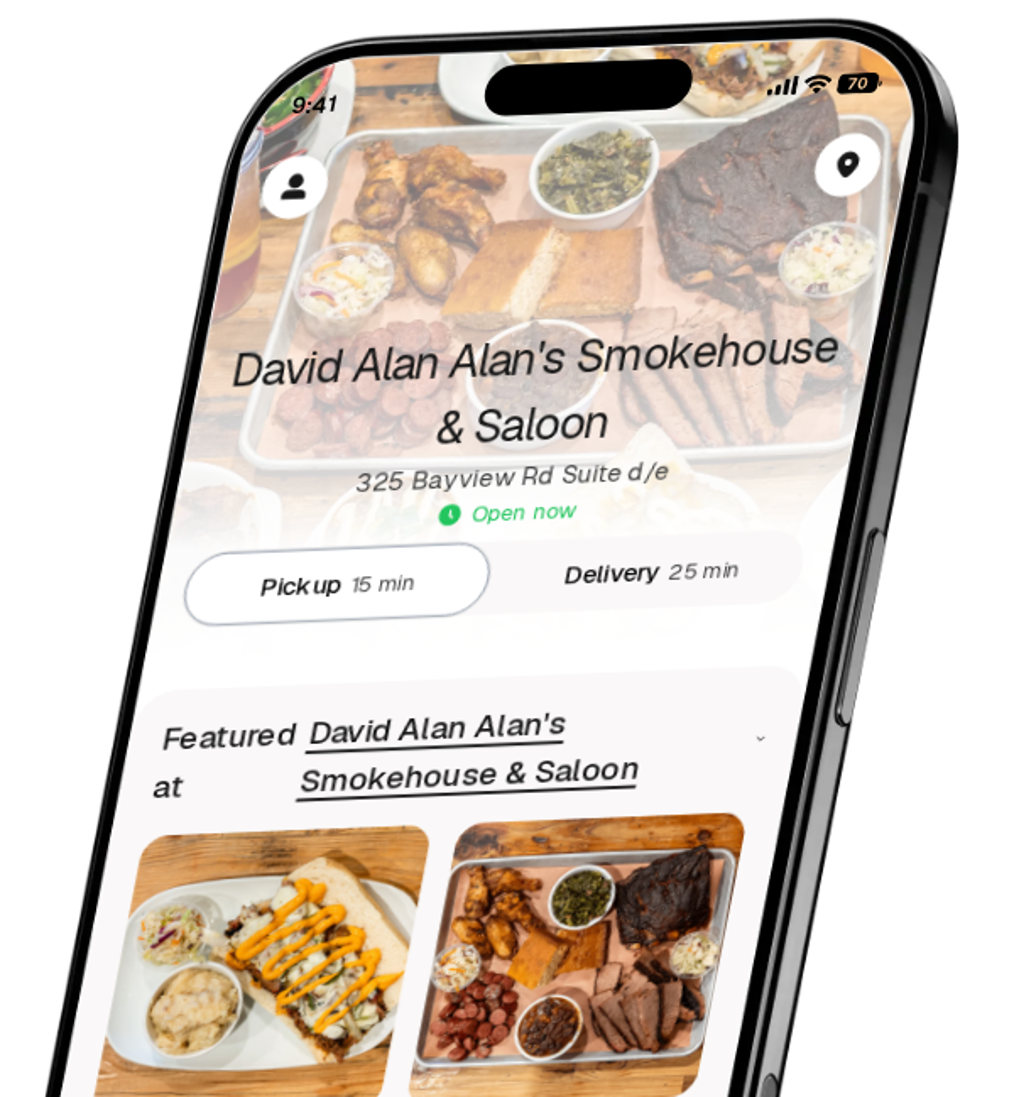 David Alan Alan's Smokehouse & Saloon app preview