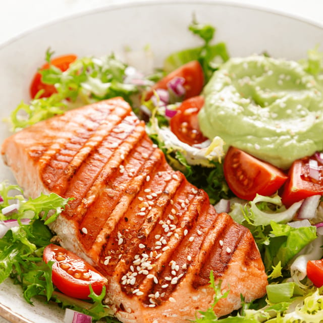Smoked Salmon Salad.